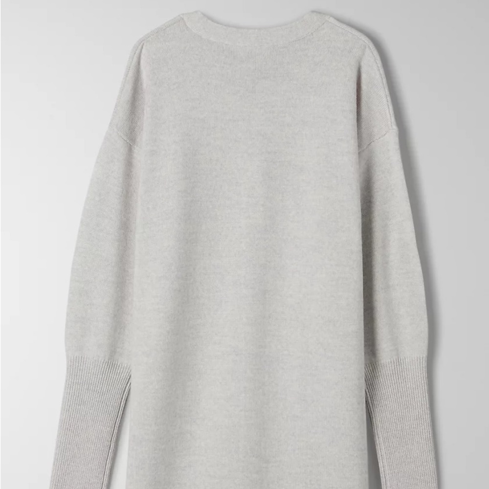 Wilfred Utopia/Spa Mini Dress in Heather Steel Grey - Picture 5 of 8